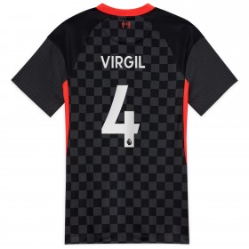 Camisolas de futebol Liverpool Virgil van Dijk 4 Equipamento 3ª 2020/21 Manga Curta